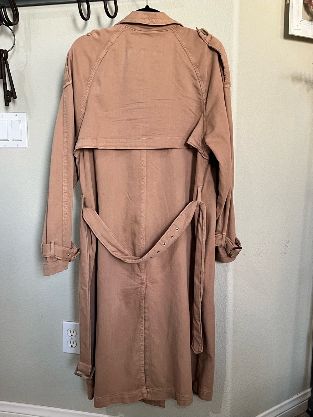 American Eagle Outfitters Double-Breasted Trench Coat - Picture 3 of 4